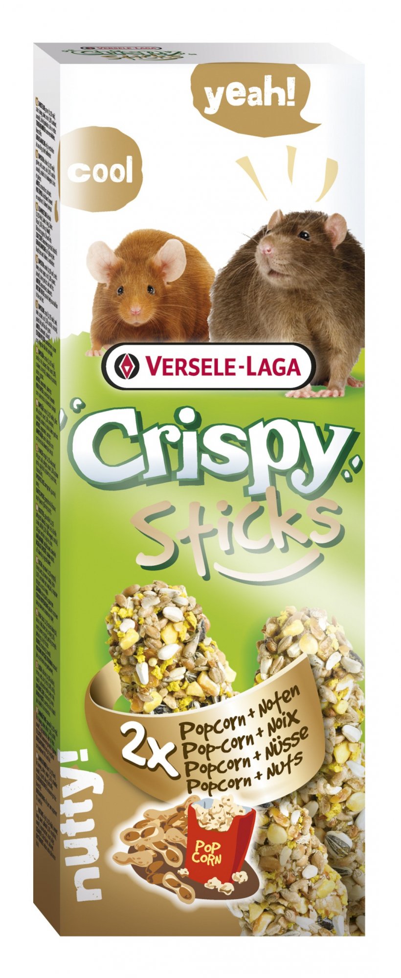 Versele Laga Crispy Sticks Ratos e ratinhos Pipocas & nozes