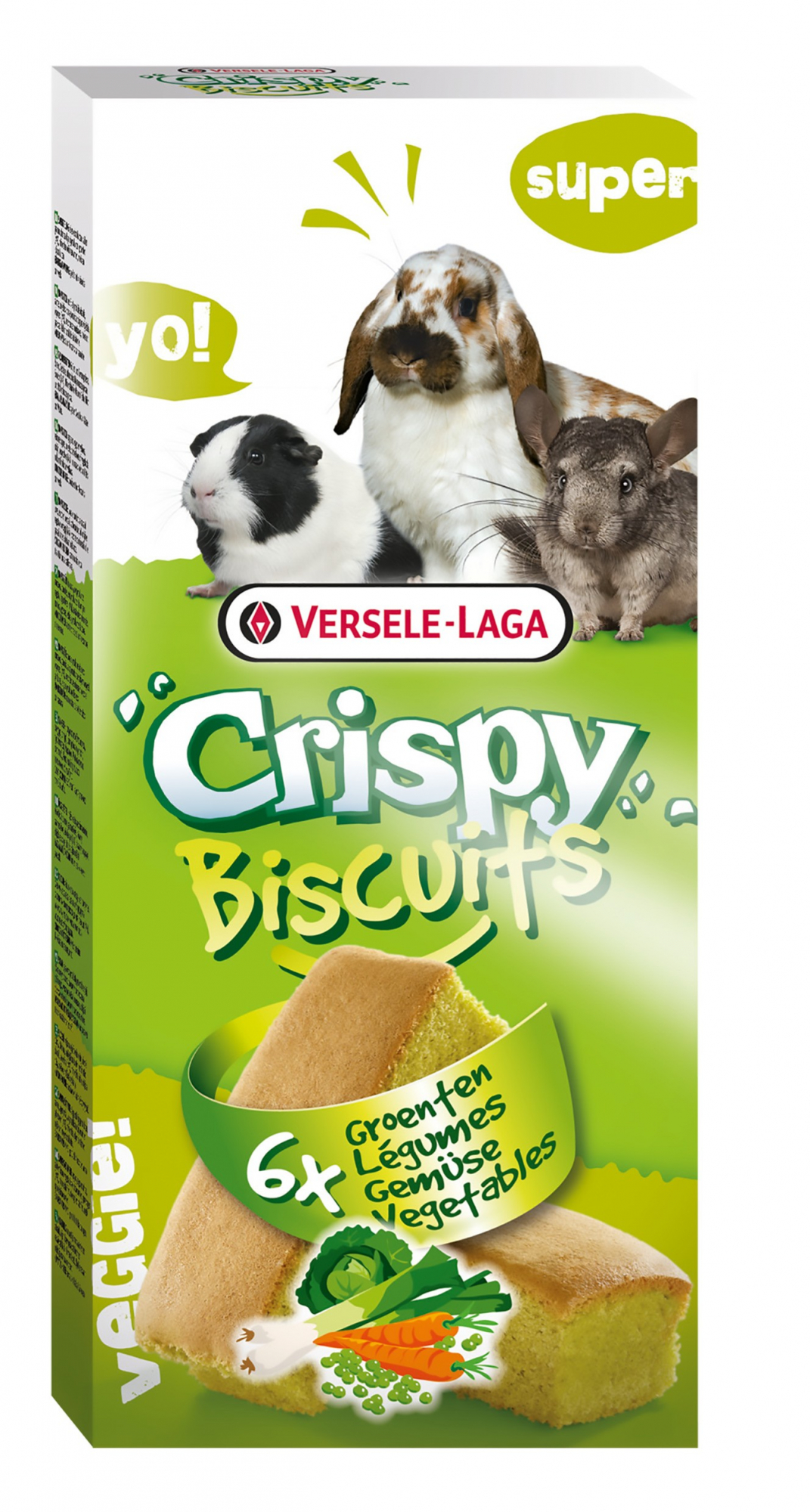 Versele Laga Crispy Biscuits voor kleine zoogdieren