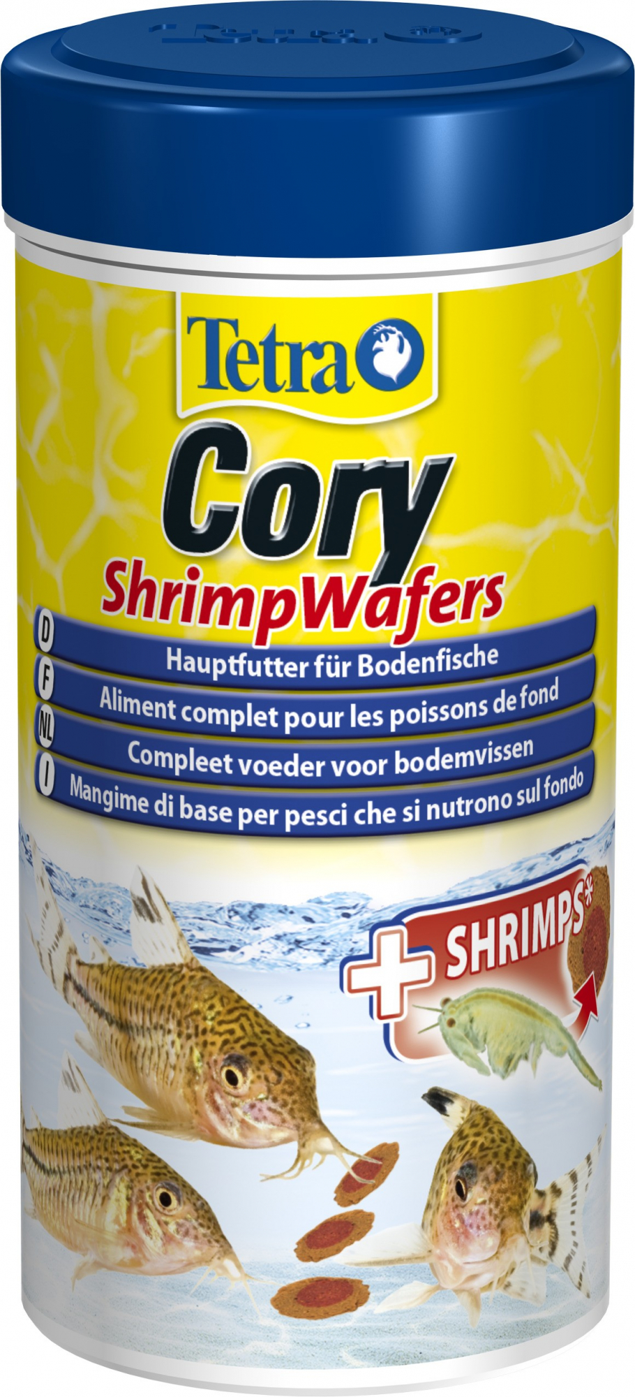 Tetra Cory Shrimp Wafers per pesci che si nutrono sul fondo