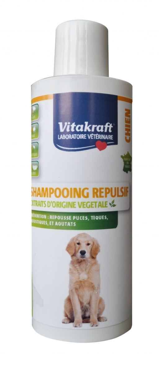Shampoo repellente per insetti anti-zanzare e anti-acari