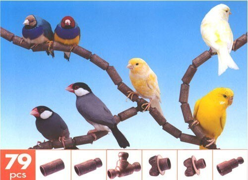 FLEX - Sitzstange als Stecksystem für Vögel