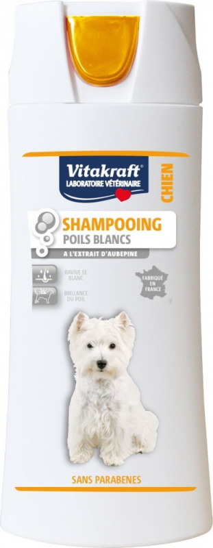 Shampoo peli bianchi Cane