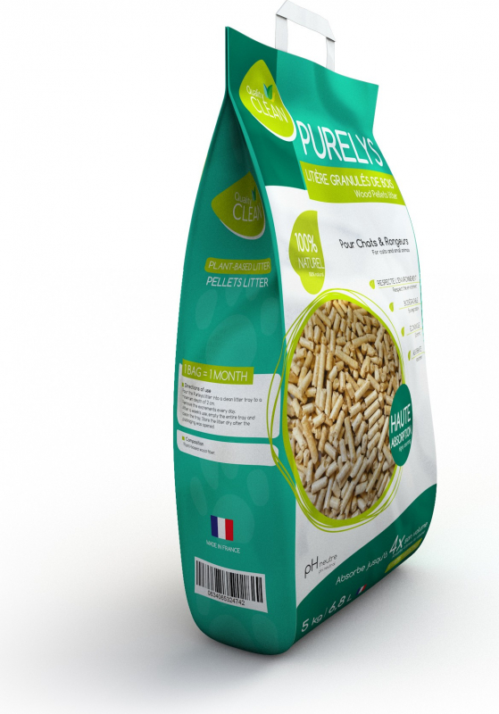 Litiere Granules De Bois Purelys