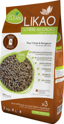 Litiere Granules De Bois Au Cacao Likao