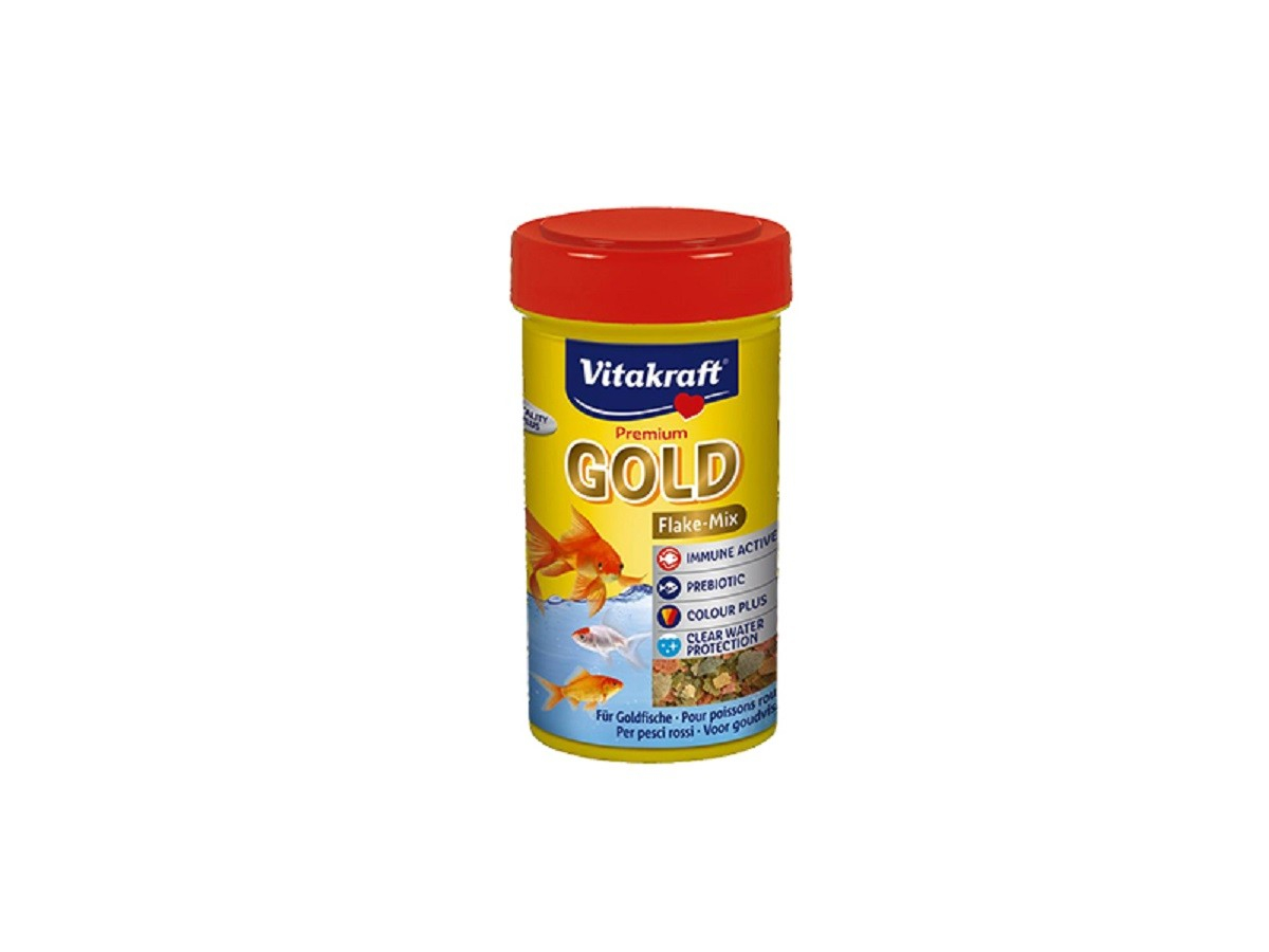 Premium Gold Flockenfutter für Goldfische