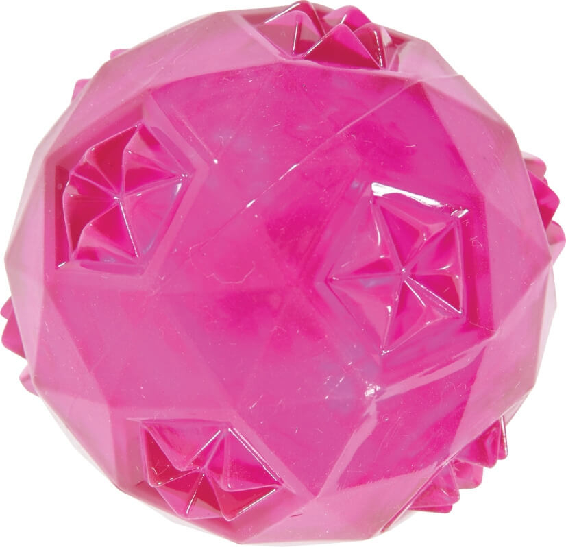 Bal met geluid TPR Pop roze