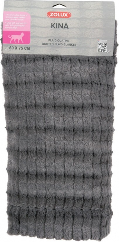Plaid confort KINA gris