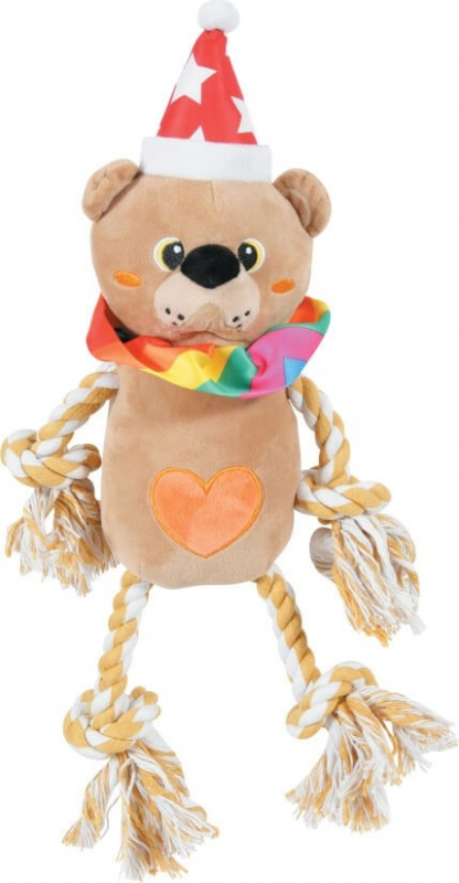 Jouet peluche corde ours Circus