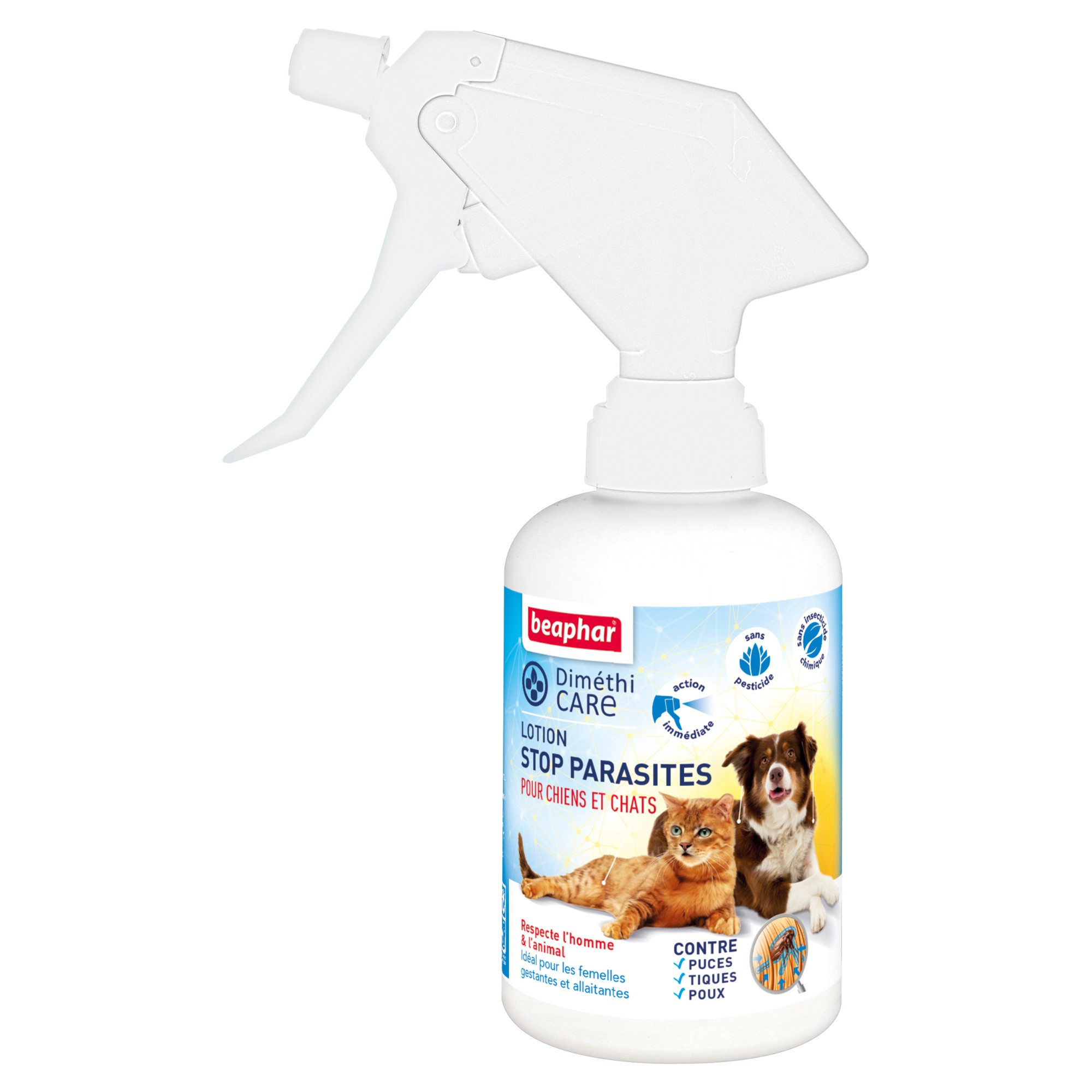 DimethiCARE Spray tegen vlooien en luizen bij katten en honden