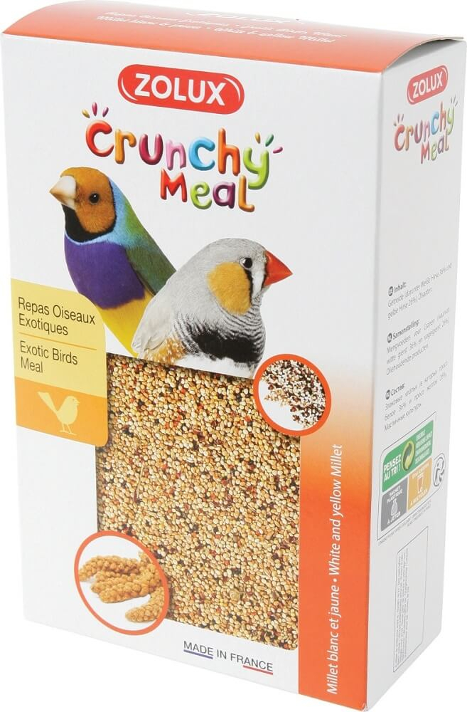 Crunchy Meal refeição completa para aves exóticas