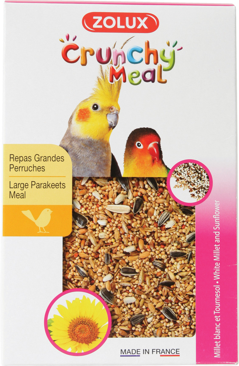 Crunchy Meal Comida Completa Para Cacatúas Y Agapornis