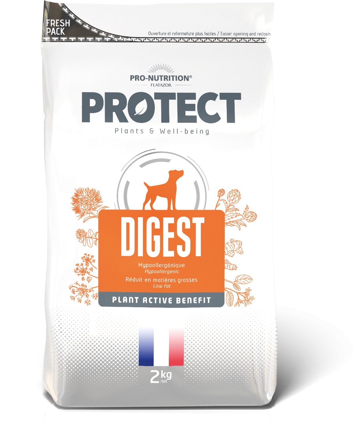 PRO-NUTRITION Flatazor PROTECT Digest voor gevoelige, volwassen honden