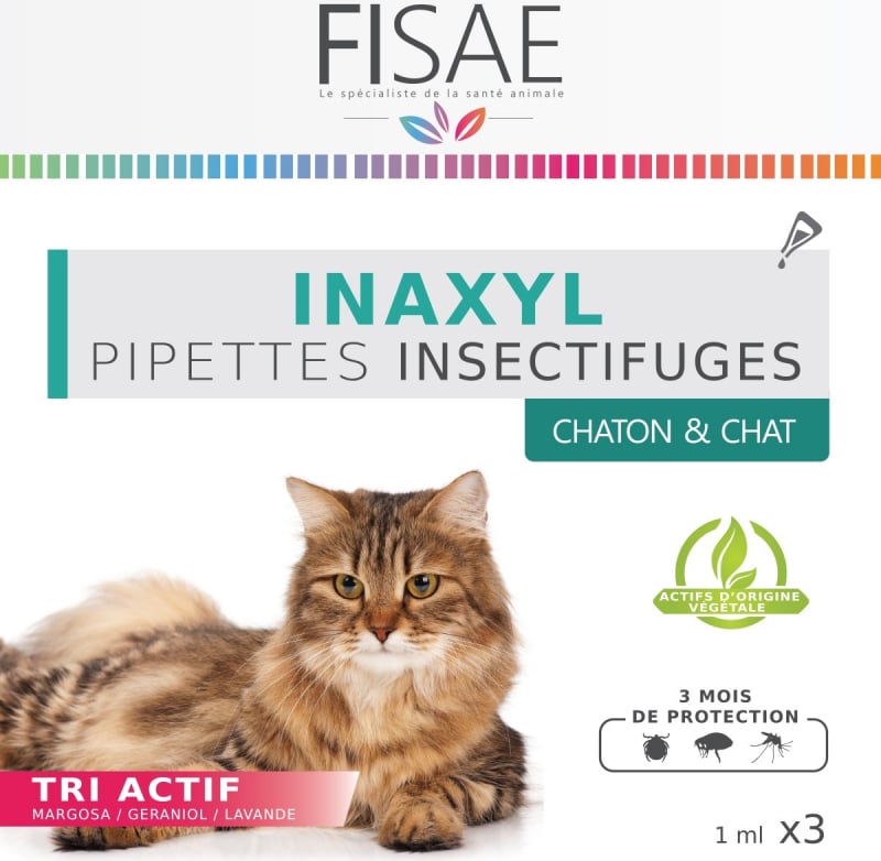 Pipette Insectifuge chat et chaton FISAE INAXYL