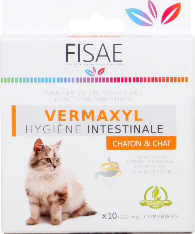 Hygiène intestinale chaton et chat FISAE VERMAXYL