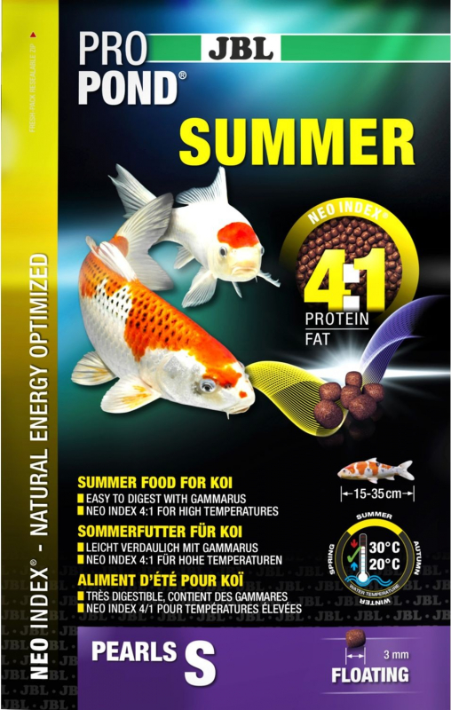 JBL ProPond Summer Alimento de verano para kois
