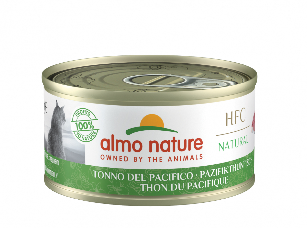 ALMO NATURE HFC Natural - Pâtée 100% naturelle avec morceaux pour Chat adulte - Saveurs de la Mer