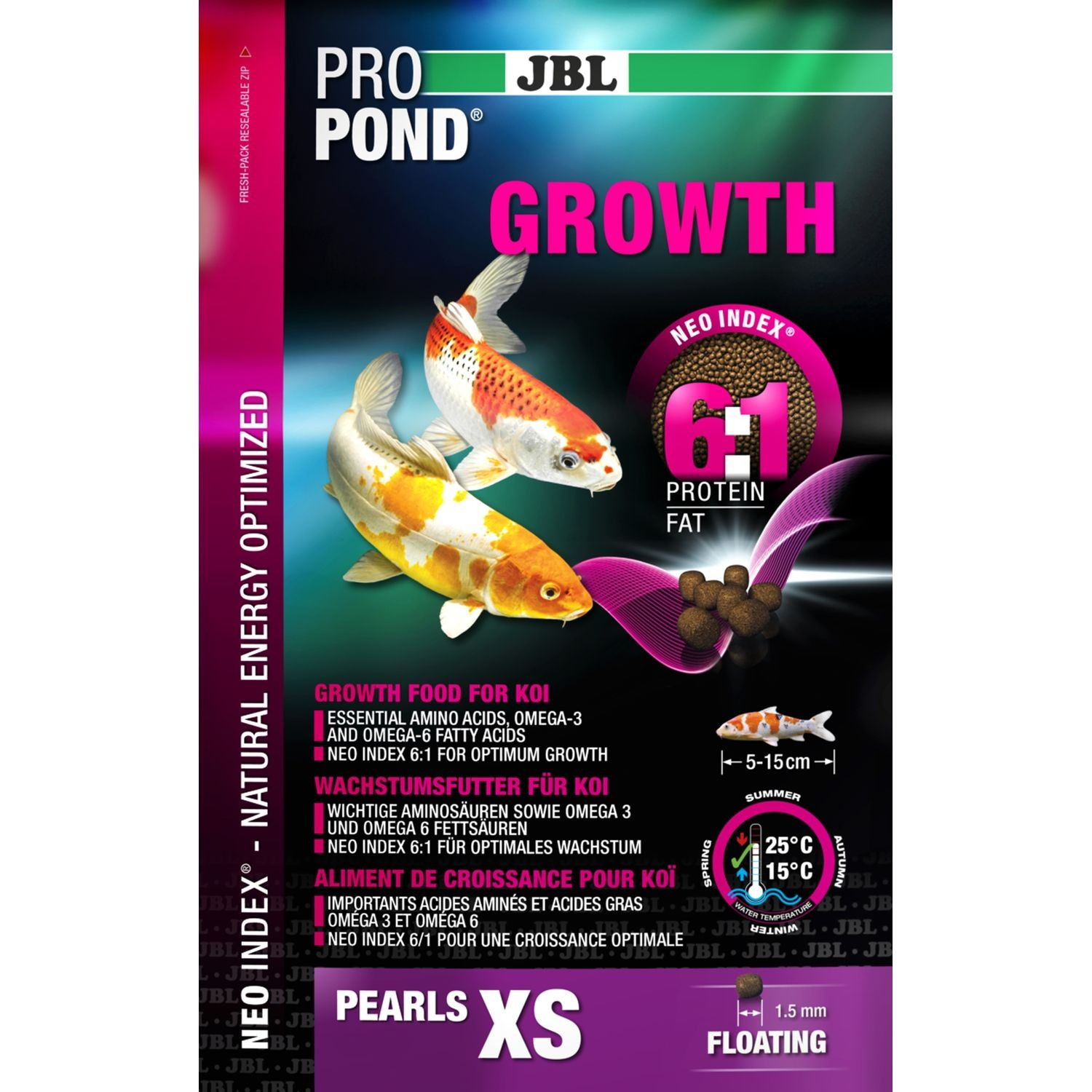 JBL ProPond Growth Alimento de crecimiento para kois