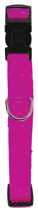 Verstelbare nylon halsband roze