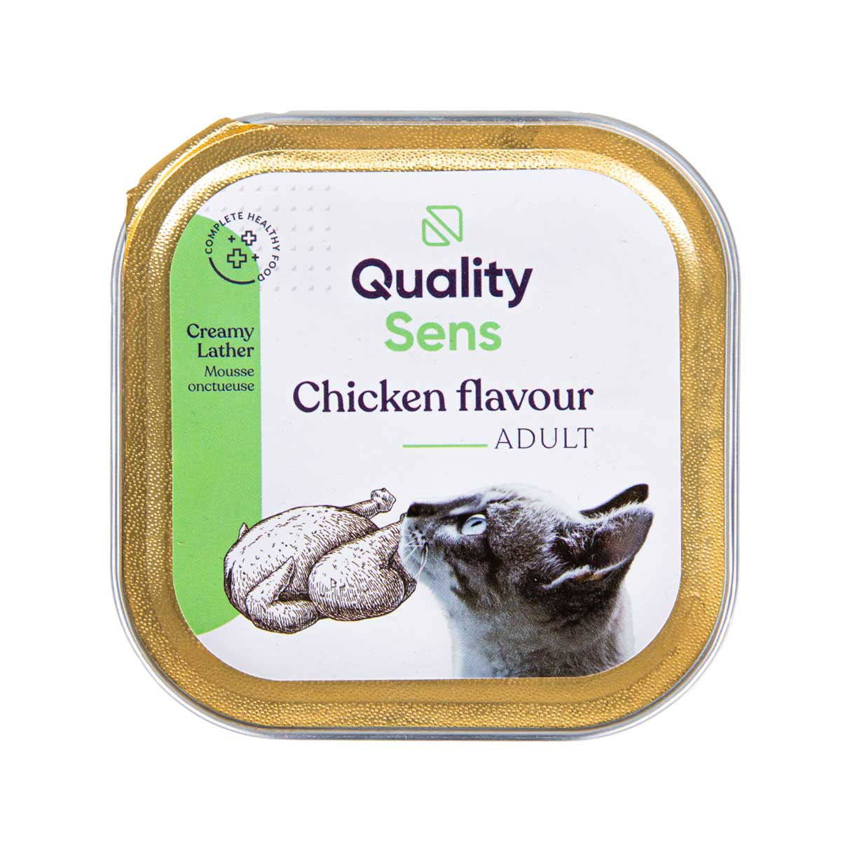 Comida húmeda QUALITY SENS en Mousse para gatos - 3 sabores a elegir