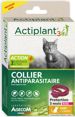 ACT3 Collier insectifuge antiparasitaire CHAT