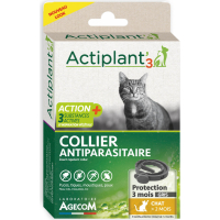 Collar insectífugo antiparasitario Gato ActiPlant'3