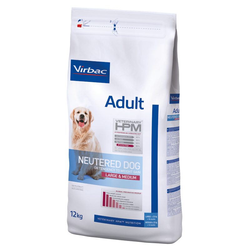 VIRBAC Veterinary HPM kastriert Large & Medium für erwachsene sterilisierte Hunde