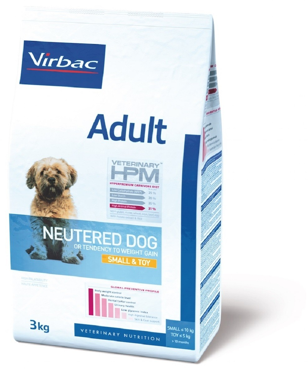 VIRBAC Veterinary HPM Neutered Small &amp; Toy für kleine und sterilisierte