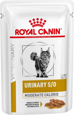 Royal Canin Veterinary Diet Feline Urinary S/O Moderate Calorie - 12x85g