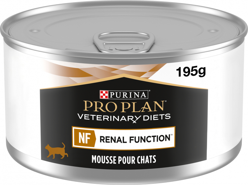 Patê PRO PLAN Veterinary Diets Feline NF ST/OX Função Renal em mousse - 195g