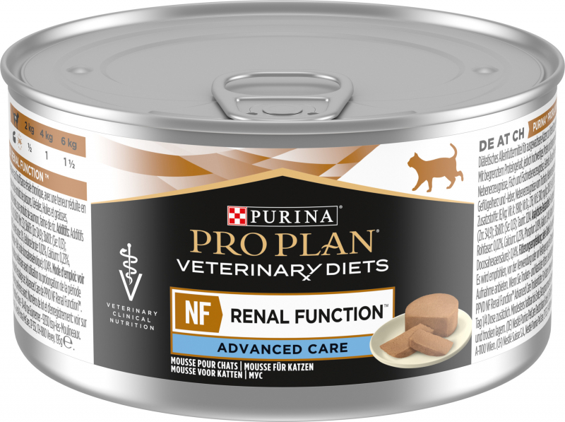 Pâtée PRO PLAN Veterinary Diets Feline NF ST/OX Renal Function en mousse - 195g