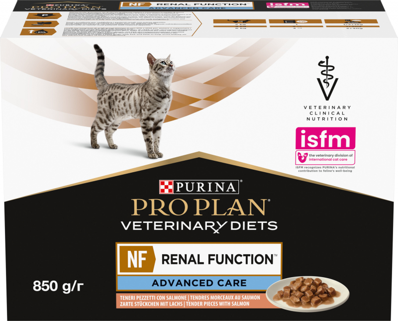 Pâtées PRO PLAN Veterinary Diets Feline NF ST/OX Renal Function en sauce