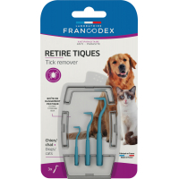 Francodex Retire-tiques pour chien et chat