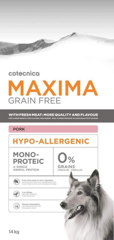 MAXIMA Grain Free Sans Céréales Hypoallergenic PORC
