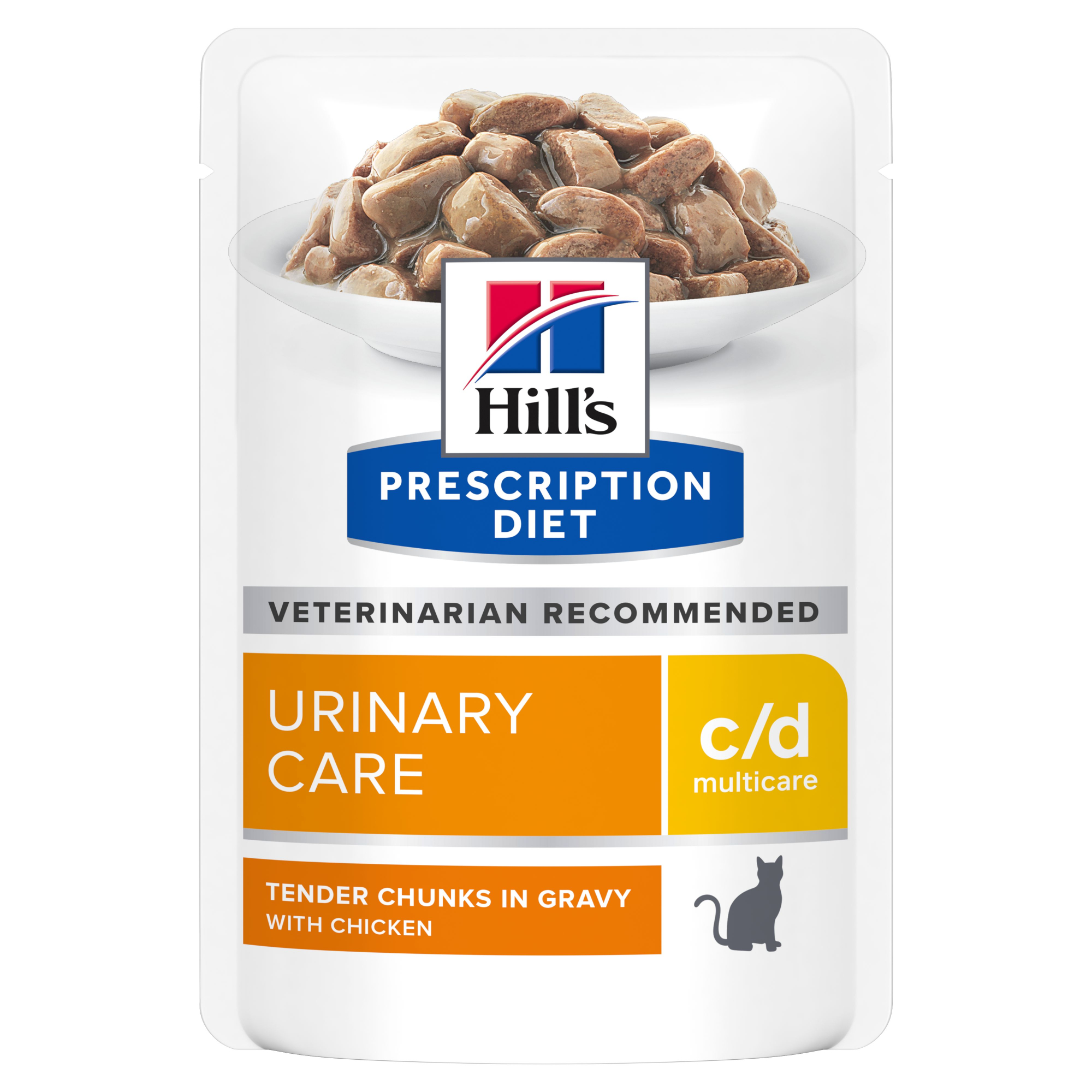 Alimentação para gato com problemas urinários e renais HILL'S Prescription Diet C/D Multicare Urinary Care