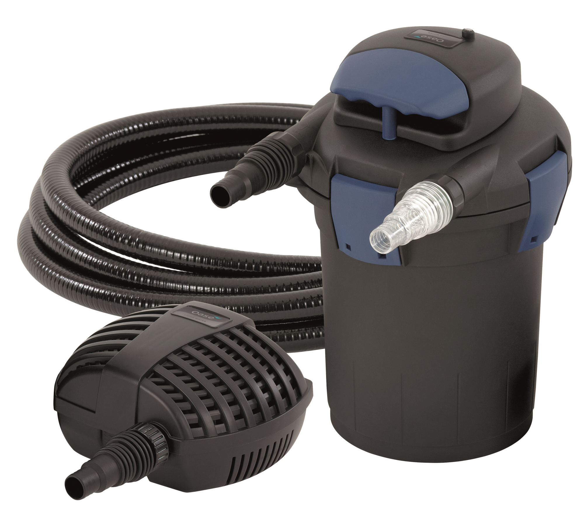 Teichfilter OASE BioPress Set 4000 mit integrierter Pumpe und UVC-Filter