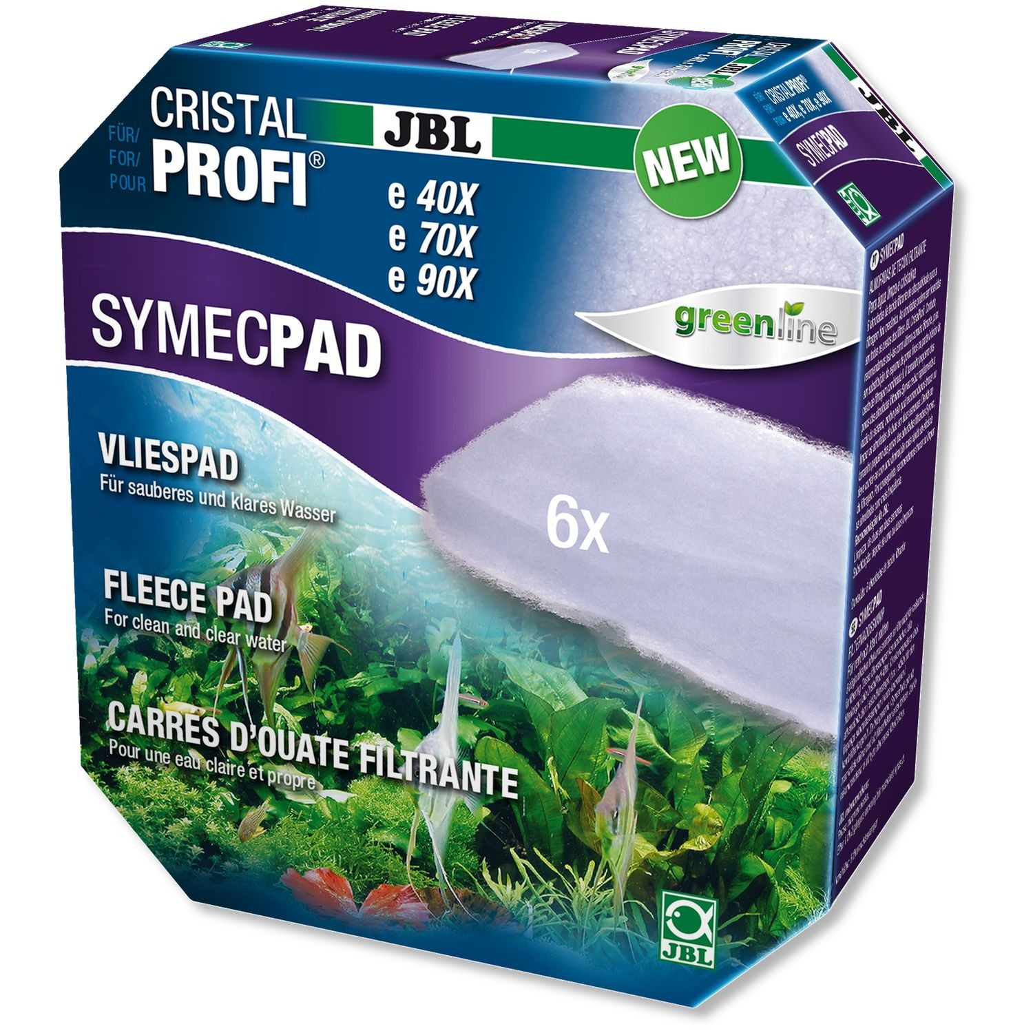 JBL SymecPad fijne filterwatten voor CristalProfi e