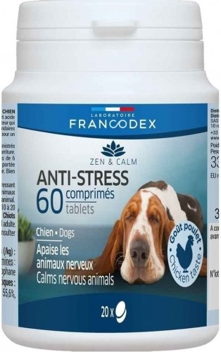Comprimés calmants antistress pour chien