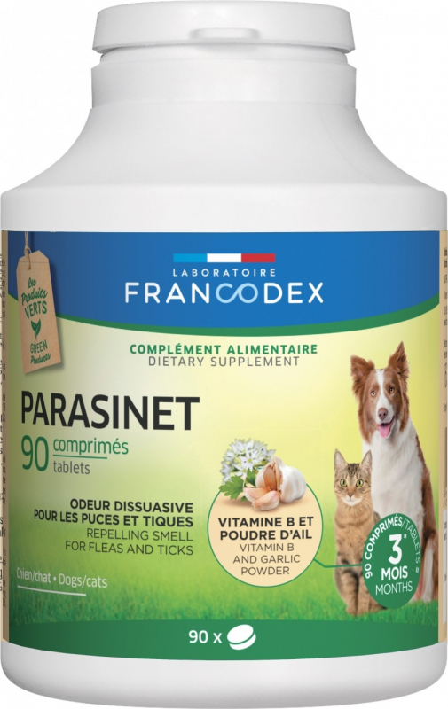 Francodex Parasinet comprimés antiparasitaires chien et chat