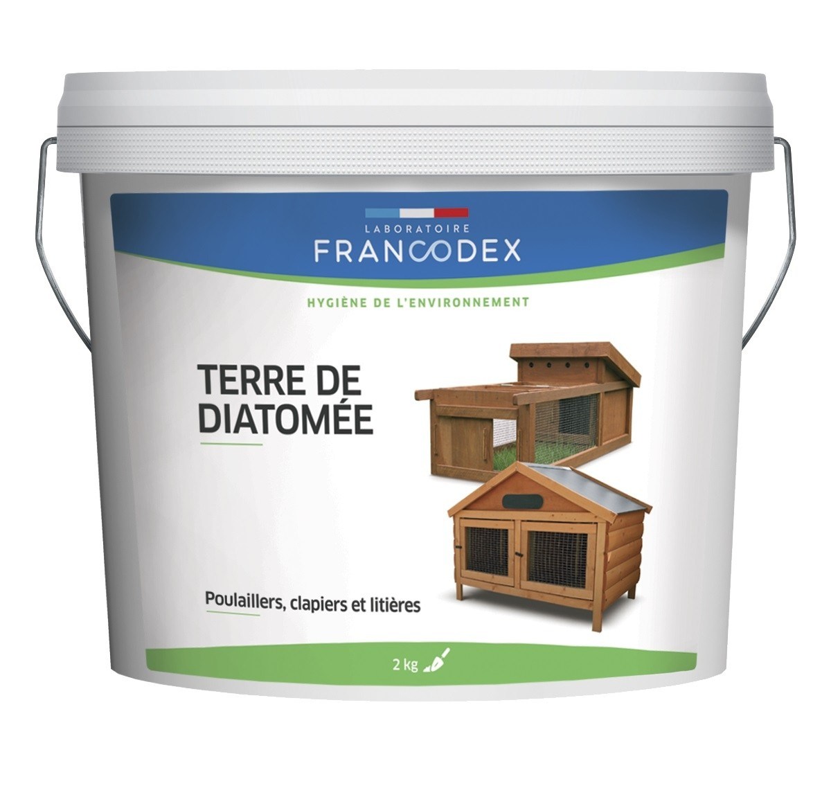 Francodex Tierra de diatomeas para areneros, jaulas y gallineros