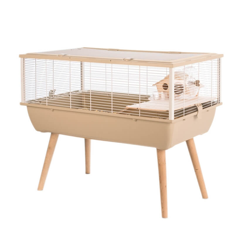 Cage pour petit rongeur - H64,5 cm - Zolux NEO Nigha beige