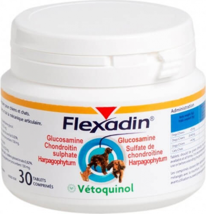 Vetoquinol Flexadin Comprimes Pour Chat Et Chien