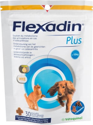 Vetoquinol Flexadin Plus, katten en honden < 10 kg