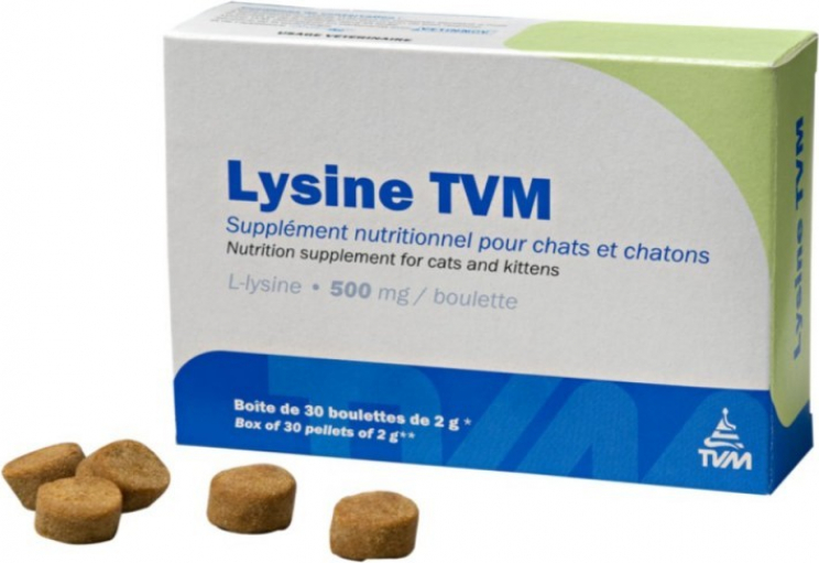 Lysine TVM pour chat