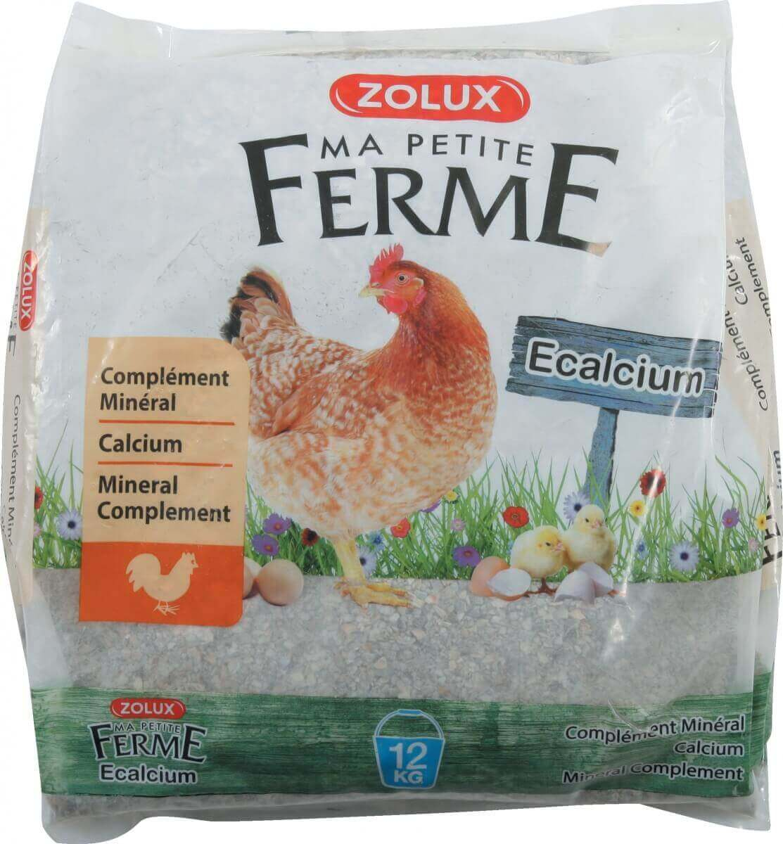 Ecalcium ergänzendes Mineralfutter für Hühner