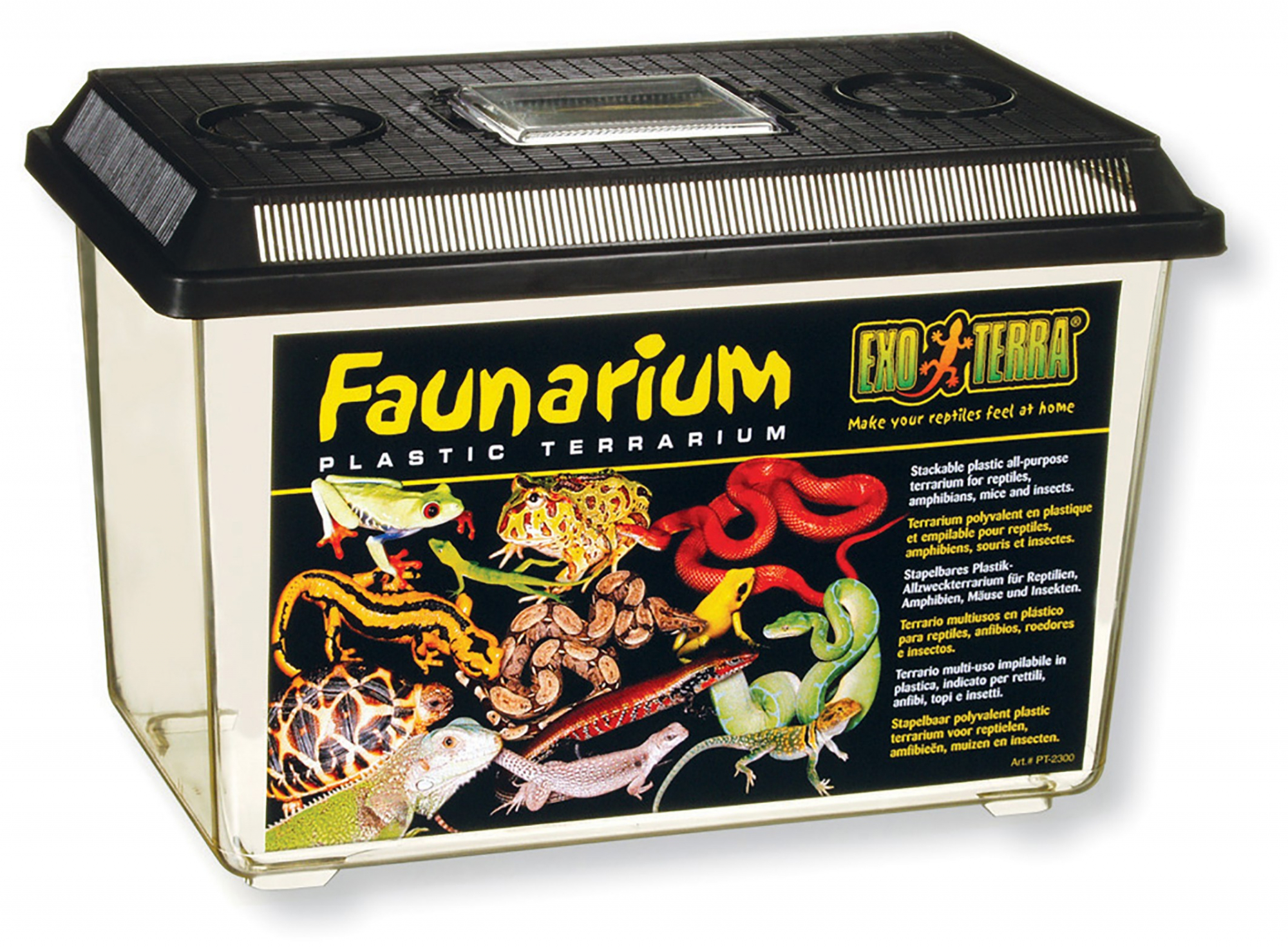 Terrário plástico Exo Terra Faunarium - Vários tamanhos disponíveis