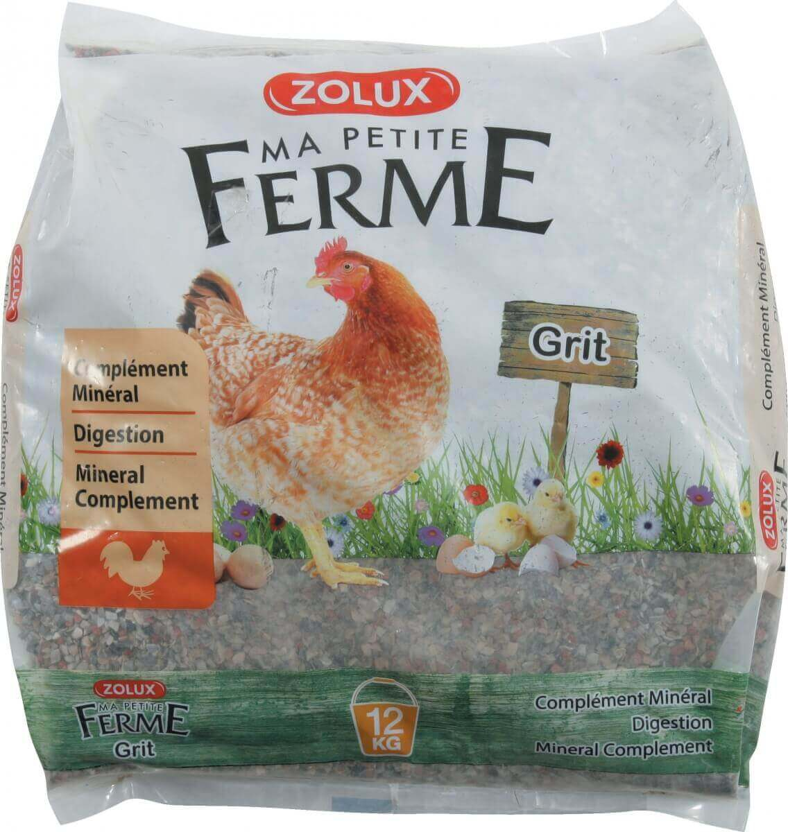 Grit para galinhas alimento complementario mineral