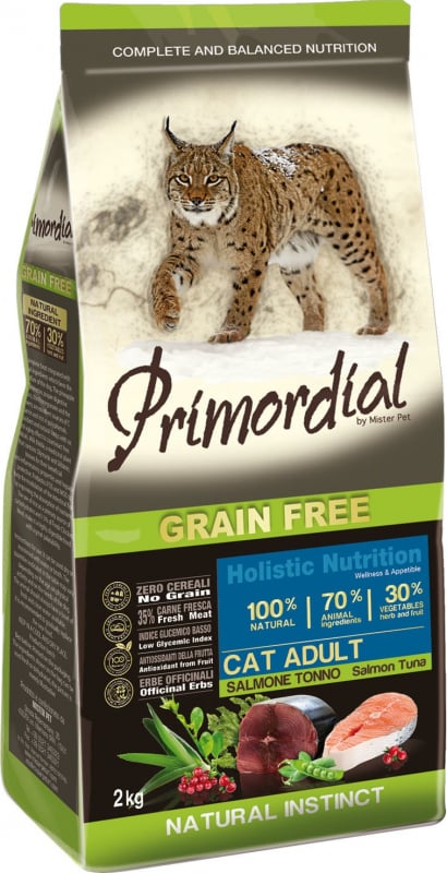 PRIMORDIAL Grain Free - zalm & tonijn