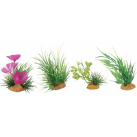 Lot de 4 plantes plastique - modèle 1