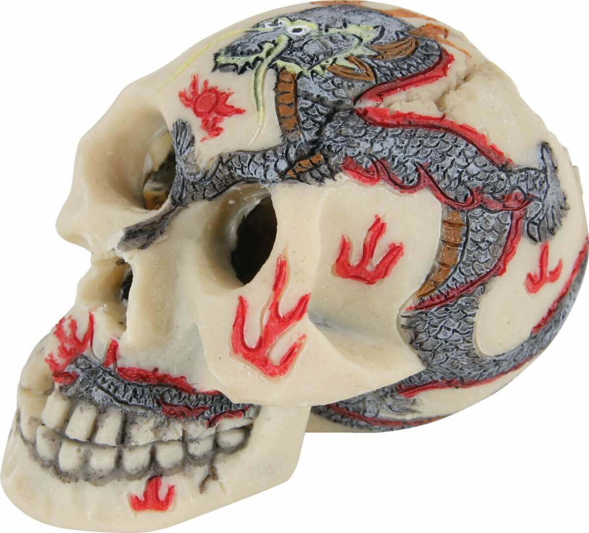 Aquariumdecoratie schedel - 2 maten