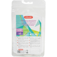 Protecciones absorbentes para braguitas higiénicas (x20)